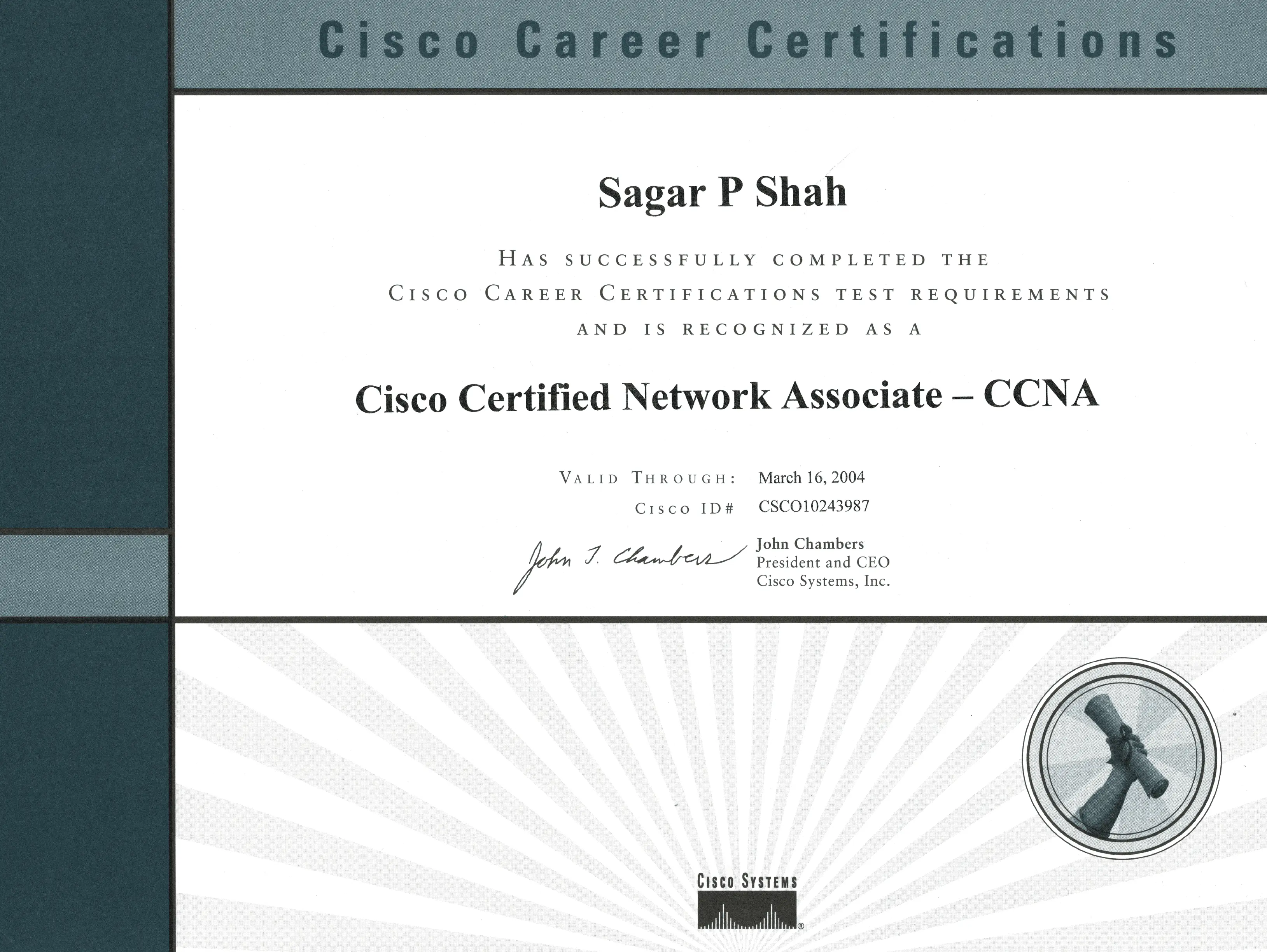 Cisco Certified Network Associate · CCNA