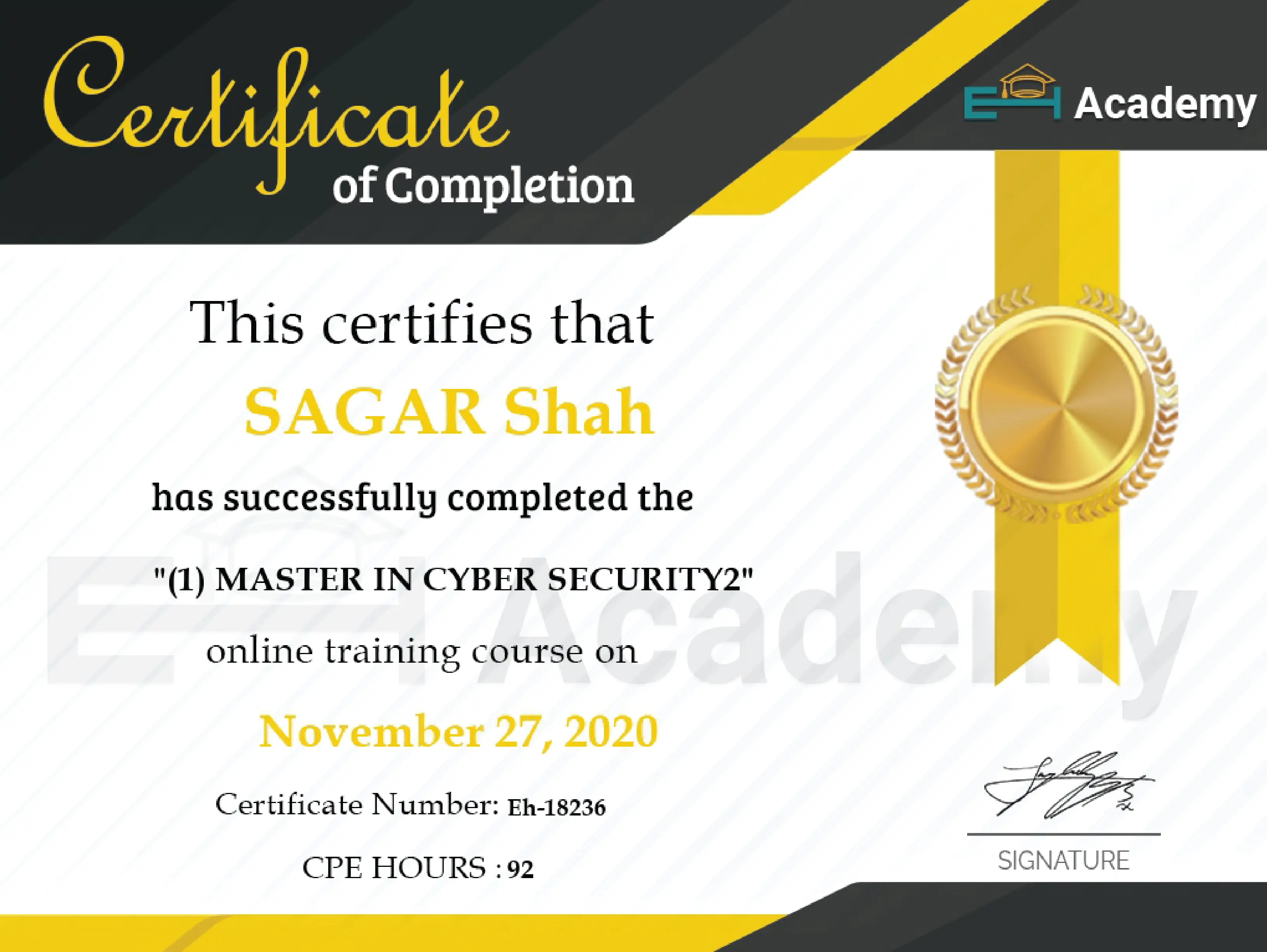Master in Cyber Security